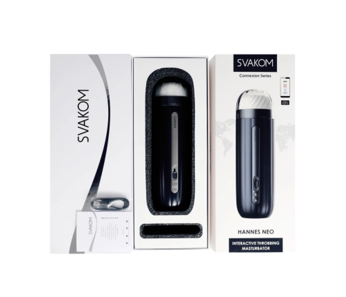 Svakom - Connexion Series Hannes Neo Interactive Throbbing Masturbator