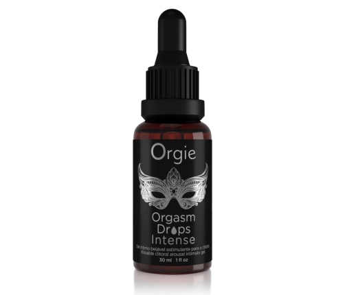 Orgie Orgasm Drops Intense 30ml - żel intymny jadalny o smaku jabłka
