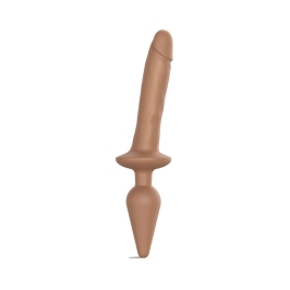 Strap-On-Me Switch Plug-In Caramel L - Anatomical Silicone Intimate System