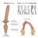Strap-On-Me Switch Plug-In Caramel L - Anatomical Silicone Intimate System