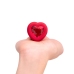 B-Vibe - Vibrating Heart Plug M/L Red