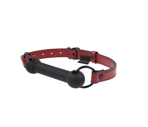 Sportsheets Saffron Silicone Bit Gag Adjustable Vegan Leather Strap