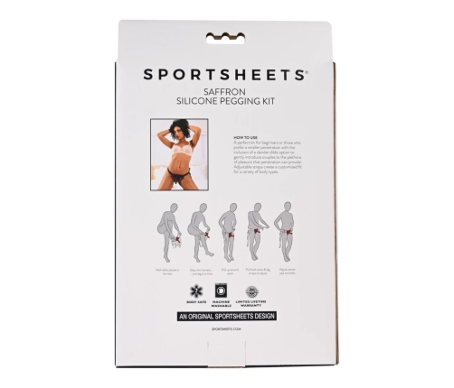 Sportsheets - Saffron Silicone Pegging Kit