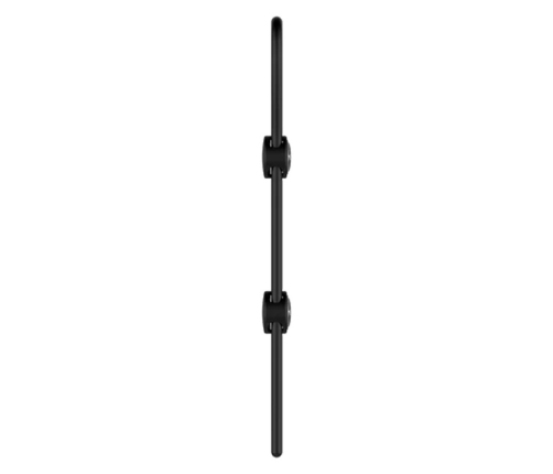 Nexus - Forge Double Adjustable Lasso Silicone Cock Ring Black