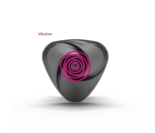 Mystim - Hearts Desire eStim Lay-On Vibrator Black
