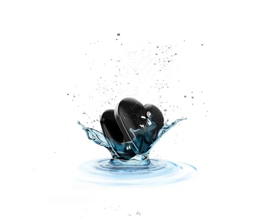 Mystim - Hearts Desire eStim Lay-On Vibrator Black