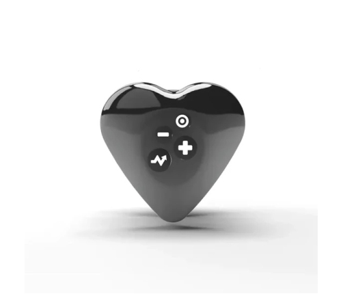 Mystim - Hearts Desire eStim Lay-On Vibrator Black