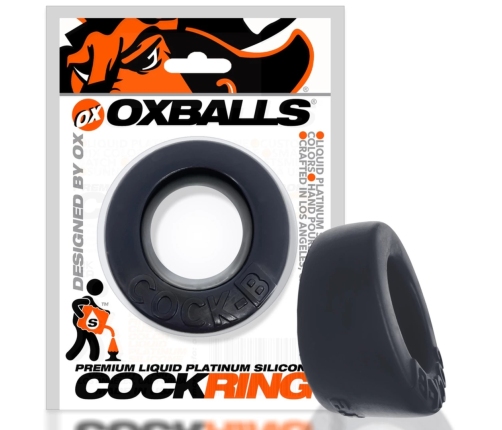 Oxballs COCK-B Comfort Silicone Ring Black, Ergonomic, 66mm Length