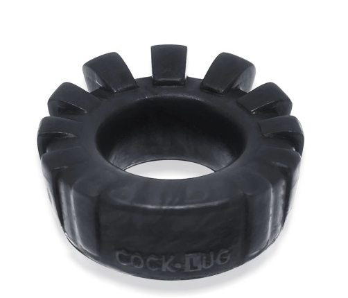 Oxballs Cock-Lug Silicone Comfort Ring Black 33 mm Handcrafted USA