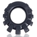 Oxballs Cock-Lug Silicone Comfort Ring Black 33 mm Handcrafted USA