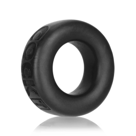 Oxballs Cock-T Silicone Ring Black - Flexible Anatomical Design