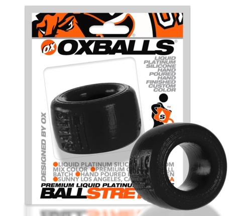 Oxballs BALLS-T Anatomical Silicone Ring Black 3 cm