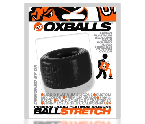 Oxballs BALLS-T Anatomical Silicone Ring Black 3 cm