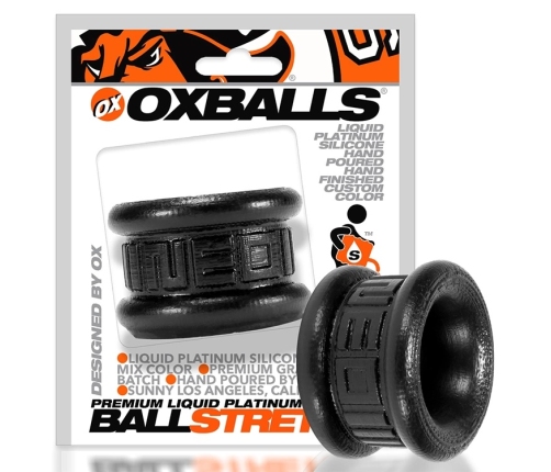 Oxballs Neo Short Anatomical Silicone Ring Black 1.25”