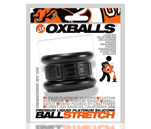 Oxballs Neo Short Anatomical Silicone Ring Black 1.25”