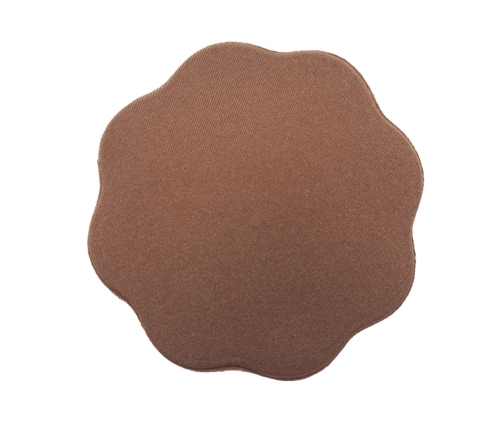 Bye Bra Fabric Nipple Covers Brown One-Size - Reusable & Water Resistant