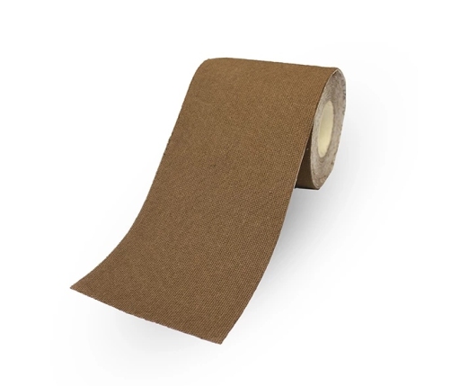 Bye Bra Body Tape 6.5cm x 5m & Satin Covers Brown - Wide, Waterproof, One Size