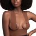 Bye Bra Body Tape 6.5cm x 5m & Satin Covers Brown - Wide, Waterproof, One Size