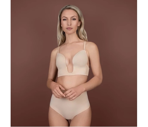 Bye Bra - Ultra Plunge Bra Beige S