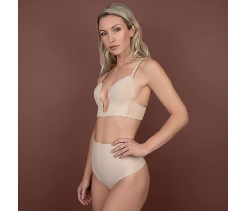 Bye Bra - Ultra Plunge Bra Beige S