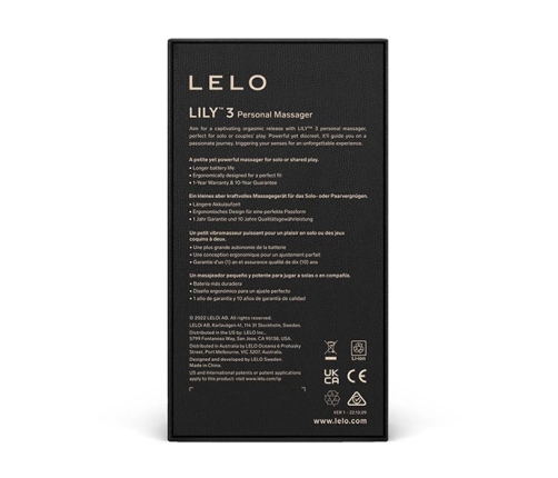 Lelo - Lily 3 Personal Massager Calm Lavender