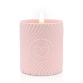 HighOnLove Pink Lychee Martini Massage Candle 120g - Hemp & Coconut Oils