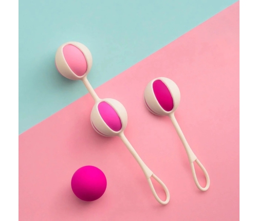 Gvibe Geisha Balls Mini - Compact Weighted Exercise System, Pink