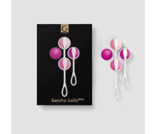 Gvibe Geisha Balls Mini - Compact Weighted Exercise System, Pink