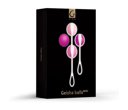 Gvibe Geisha Balls Mini - Compact Weighted Exercise System, Pink