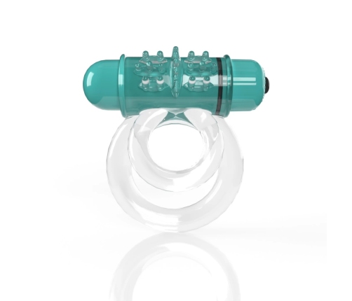 The Screaming O 4T DoubleO 6 Kiwi Vibrating Dual Ring Eco Packaging