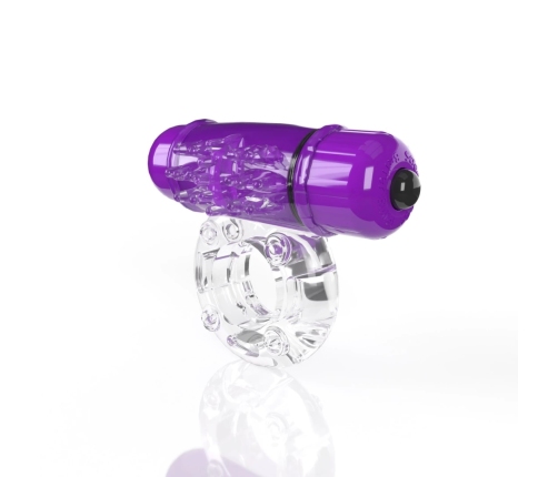 The Screaming O 4B OWow Ring Vibrator Grape - 5 Modes Waterproof SEBS