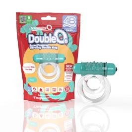 The Screaming O DoubleO 6 Kiwi Vibrating Dual Ring Eco-Friendly