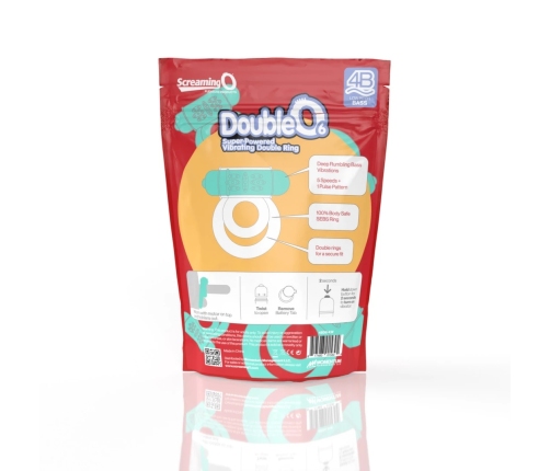 The Screaming O DoubleO 6 Kiwi Vibrating Dual Ring Eco-Friendly