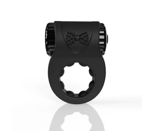 The Screaming O Charged Big O Ritz Black Rechargeable Ring, Silicone