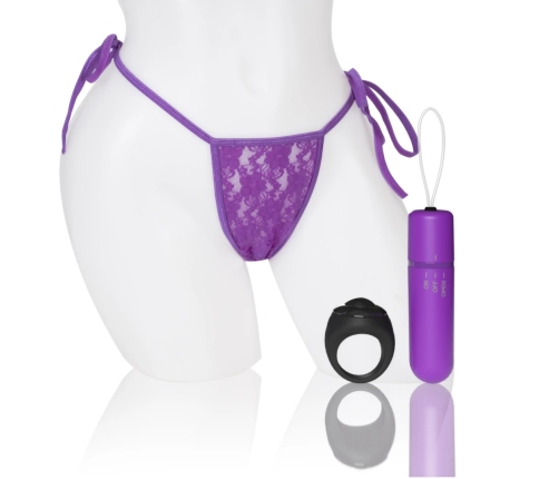 The Screaming O My Secret 4T Panty Vibe Grape - Remote Control Set