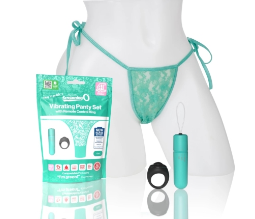 The Screaming O My Secret 4T Panty Vibe Kiwi - Remote Silicone System