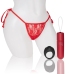 The Screaming O My Secret 4T Panty Vibe Rechargeable Red Lace Set