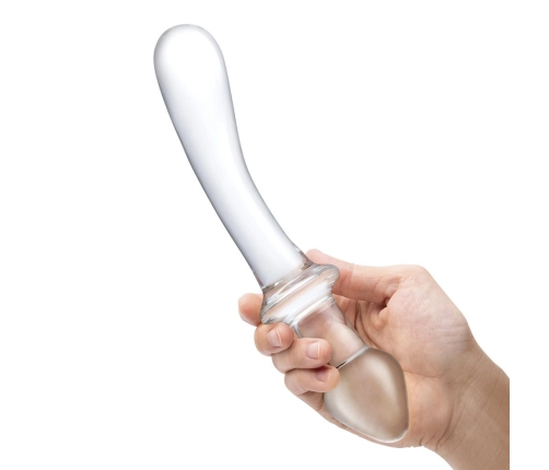 Glas Double-Ended Curved Glass Model 24cm - Dual-Function, Transparent