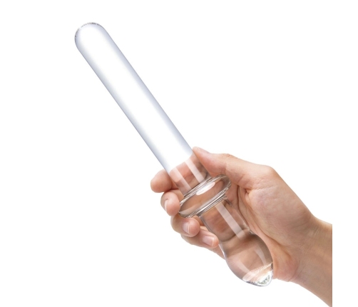 Glas Classic Smooth Dual-Ended Glass Massager Transparent 20 cm