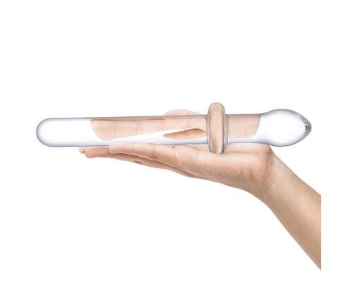 Glas Classic Smooth Dual-Ended Glass Massager Transparent 20 cm