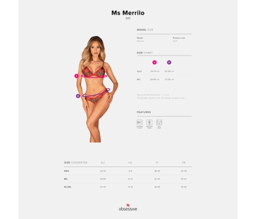 Obsessive - Ms Merrilo Set M/L
