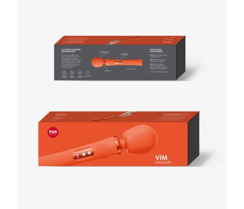 Fun Factory - Vim Weighted Rumble Wand Sunrise Orange