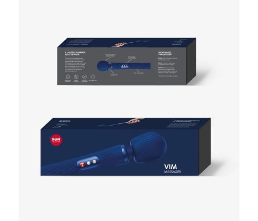 Fun Factory - Vim Weighted Rumble Wand Midnight Blue