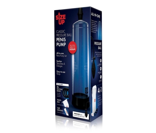 Size Up Classic Ball Vacuum System - Complete Enhancement Kit, Transparent