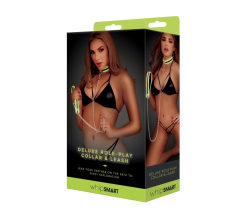 Whipsmart Glow in the Dark Adjustable Collar & Leash Set