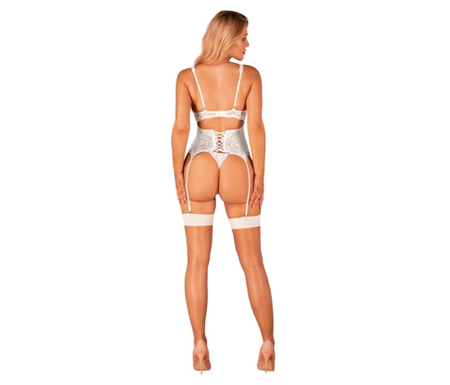 Obsessive - S814 stockings white L/XL