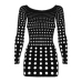 Obsessive - Rocker dress black S/M/L