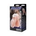 Blueline Acrylic Transparent Chastity System with Lock - Ergonomic Design
