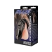 Blueline Acrylic Black See-Thru Male Chastity System with Lock
