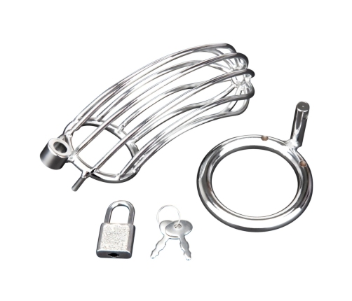 Blueline Prisoner Stainless Steel Chastity Device with Lock System